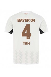 Bayer Leverkusen Jonathan Tah #4 Fotballdrakt Borte Klær 2024-25 Korte ermer